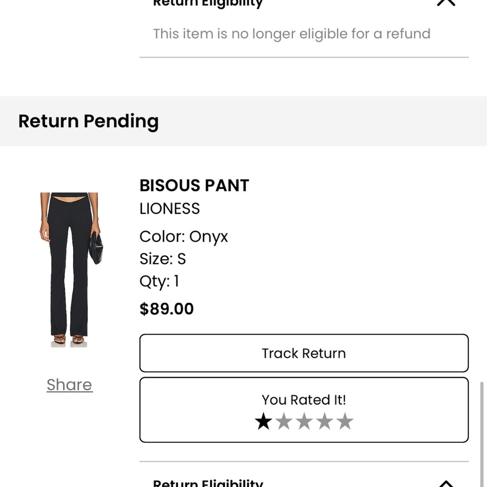 Lioness Onyx Bisous Pant